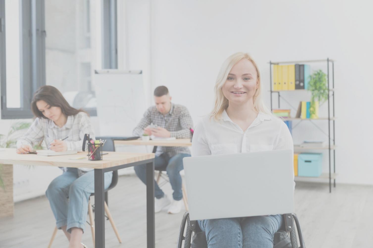 Organized workspace with learning materials and personal development resources